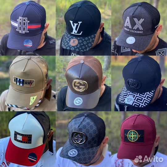 Бейсболка кепка разных брендов (premium)