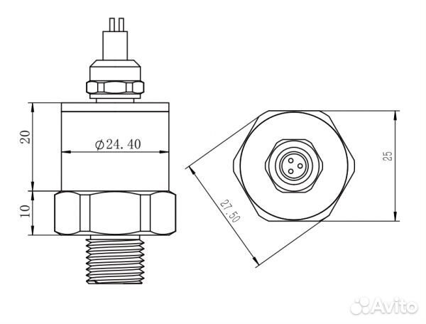 Датчик давления zont MLD-10.01