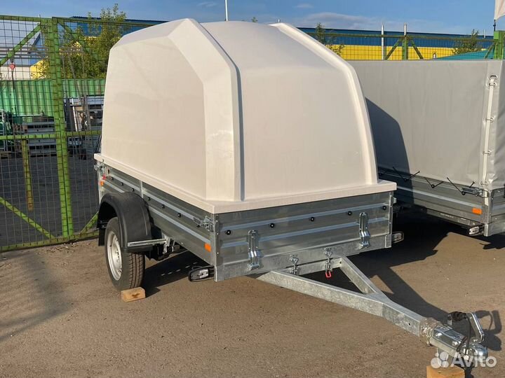 Прицеп универсальный мзса. Кузов 2,43х1,22м.Рассро