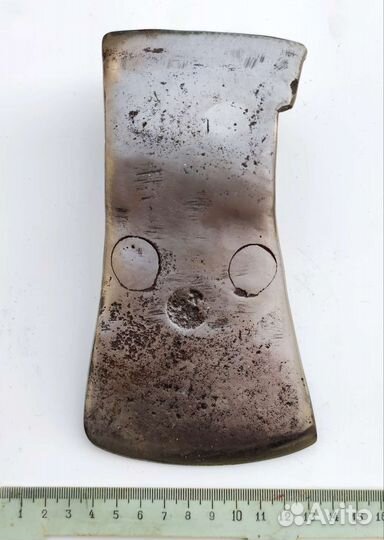 Старинный топор валочный-колун