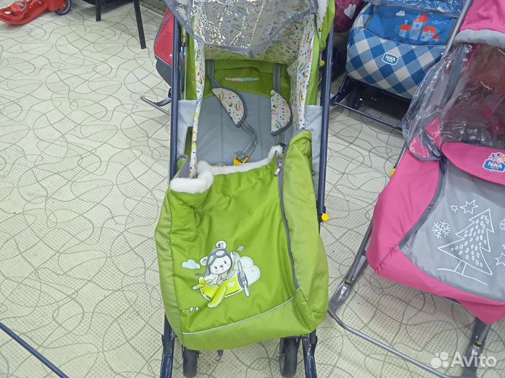 Детские санки коляска