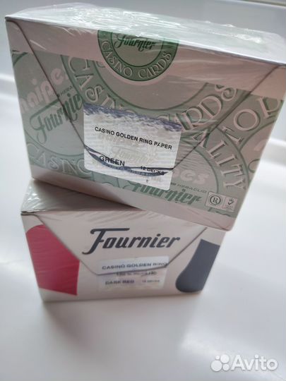 Игральные карты Fournier (зелёные и оранжевые)