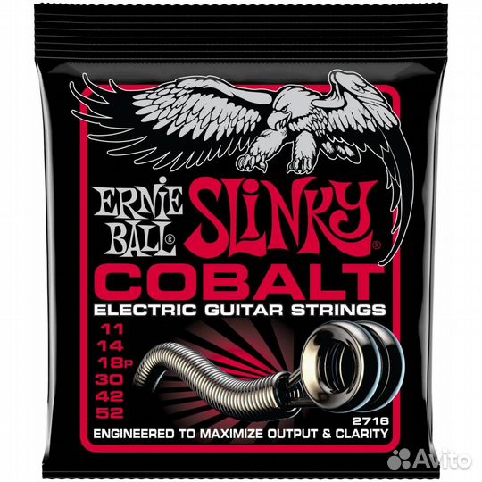 Струны для электрогитары Ernie ball 2716