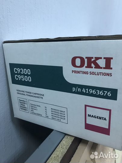 Картридж оки OKI С9300 / 41963676 красный новый