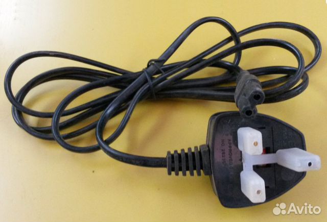 Кабель питания (британский стандарт) новый