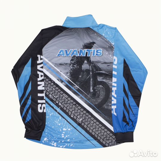 Джерси Avantis с воротником (Голубой, 50)