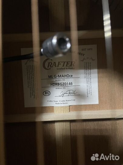 Crafter ML G-mahoce - гитара электроакустическая