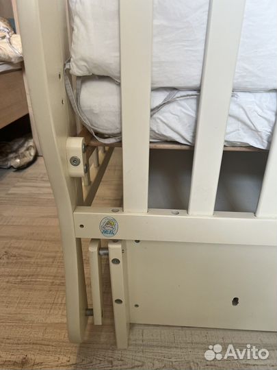 Детская кроватка Лель и матрас ортопедический