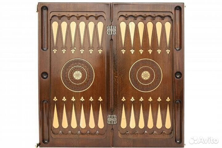 Нарды и шашки резные Арденская лошадь 62 х 61 см бук Армения 62546