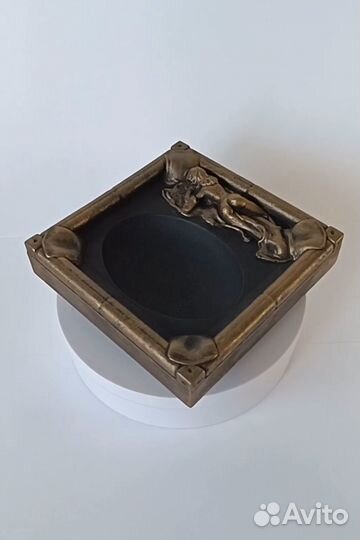 Пепельница ручной работы Afrodita bronze