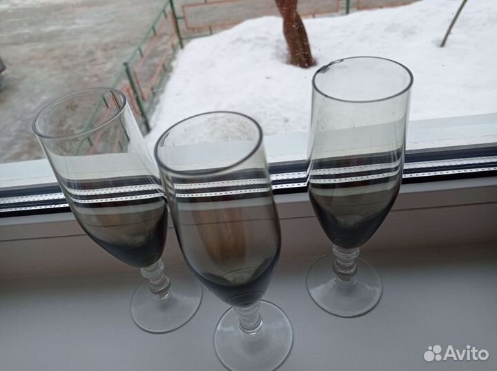 Бокалы ссср, 3 шт