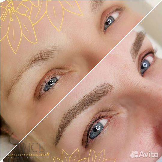 Микроблейдинг Phibrows, Перманентный макияж,Татуаж
