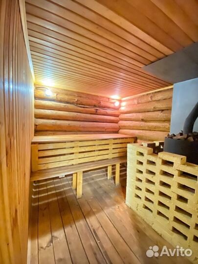 Русская баня на дровах