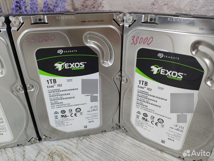 Жесткие диски Seagate Exos 7E2 3.5 1TB серверные