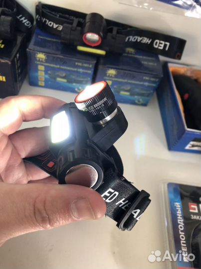 Налобный фонарь с фокусировкой. Фонарь на лоб