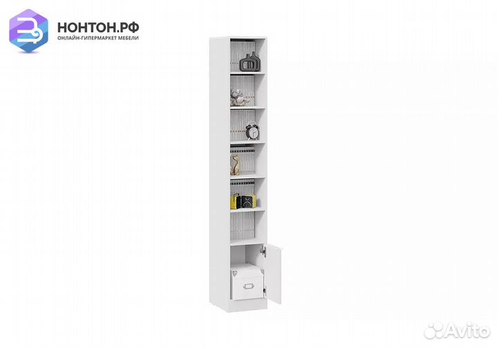 Стеллаж Марли белый