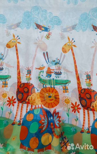 Комплект шторы и тюль в детскую