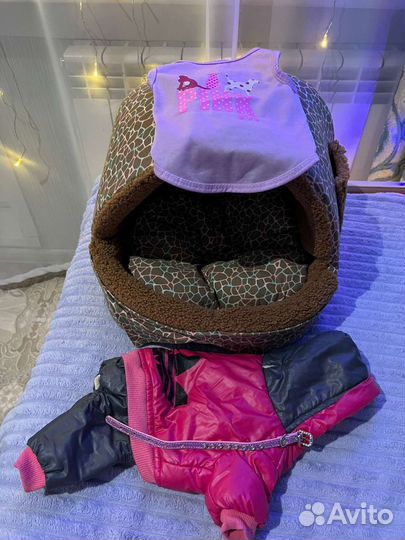 Одежда для собак мелких пород комбинезон зимний