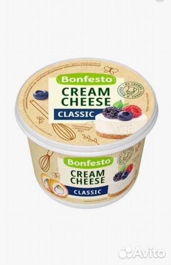 Масло сливочное, сыр творожный, сливки