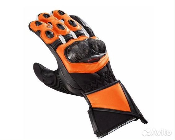 Перчатки ProBiker PRX-12 orange black