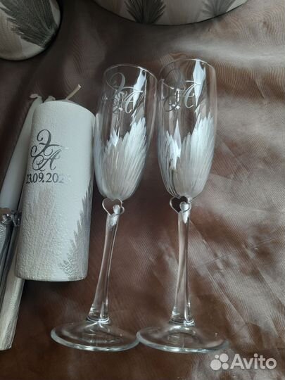 Свадебный набор с мазками