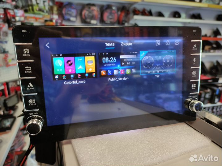 Android магнитола 4+32 8*1,8 IPS carplay 4G 9 дюйм