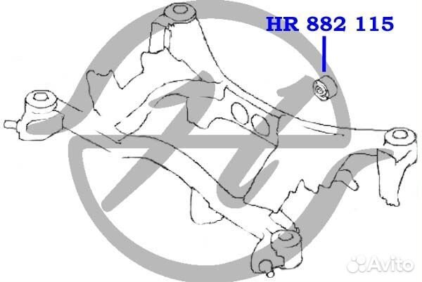 Опора дифференциала HR882115