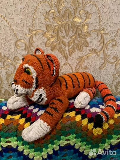 Тигр вязаный
