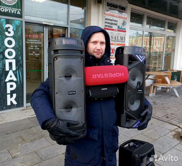 Большие беспроводные блютуз колонки