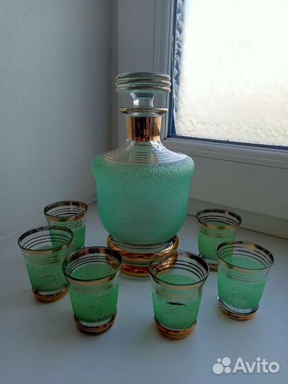 Графин и рюмки Чехия