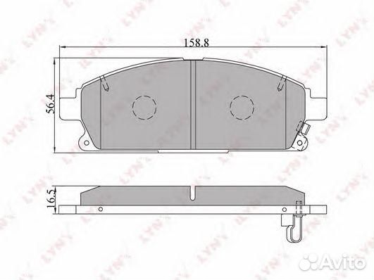 Колодки тормозные передние xtrail T30