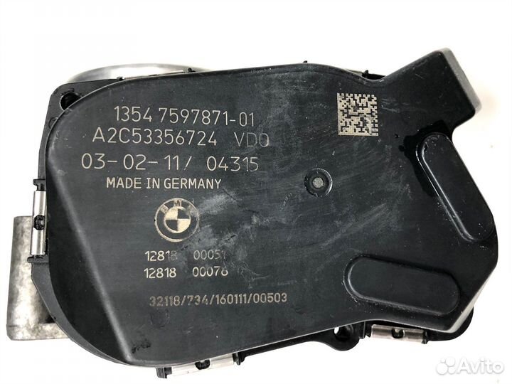Дроссельная заслонка bmw n55 f01 f15 f10