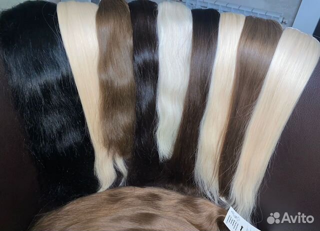 Волосы для наращивания в срезах
