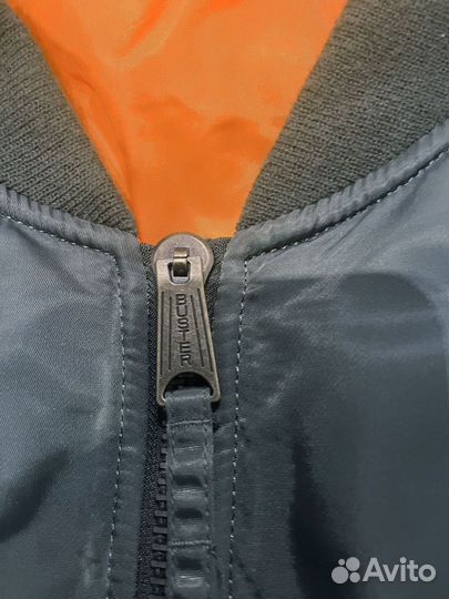 Бомбер двухстороннийдутый ma1