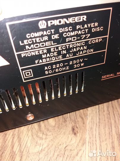 CD плеер Pioneer PD77
