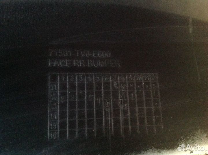 Бампер задний honda Civic 9 оригинал