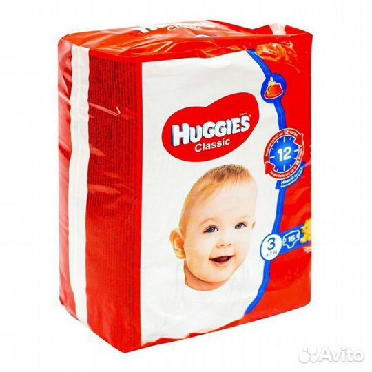 Подгузники Huggies Classic