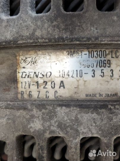 Генератор ford focus 2 1.8 2.0