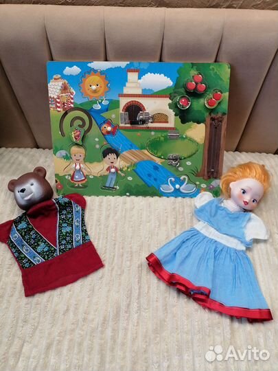 Бизебор для малышей, куклы на пальцы