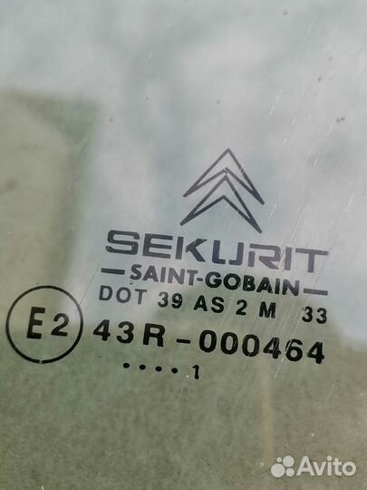 Стекло двери передней для Citroen Xsara 2000-2005