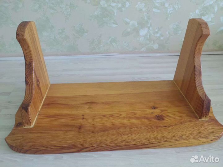 Полка подвесная из массива