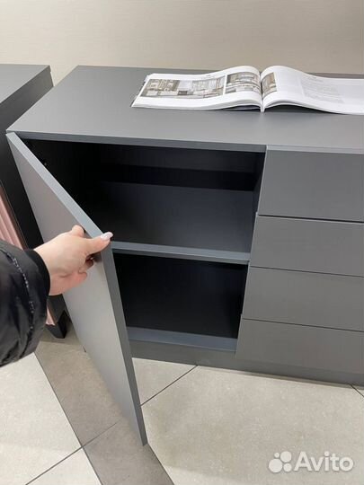 Комод графит 110 см