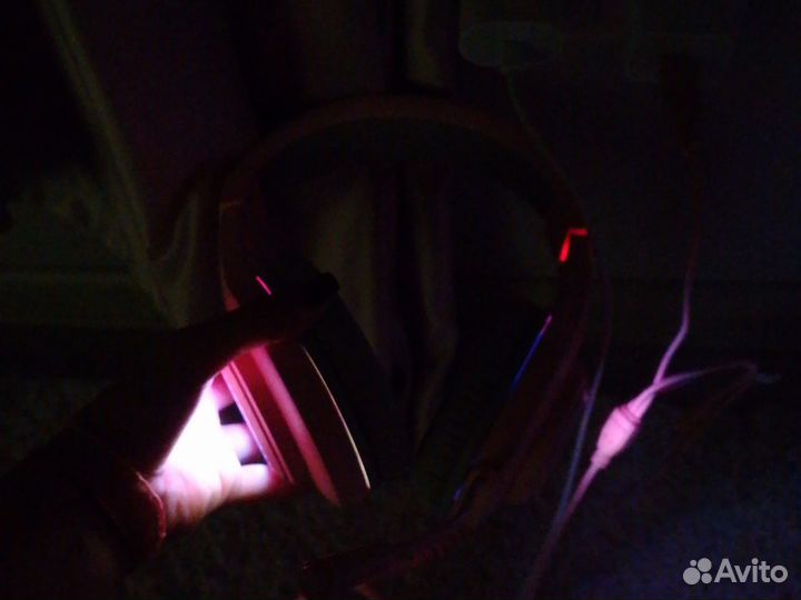 Игровые наушники с микрофоном новые