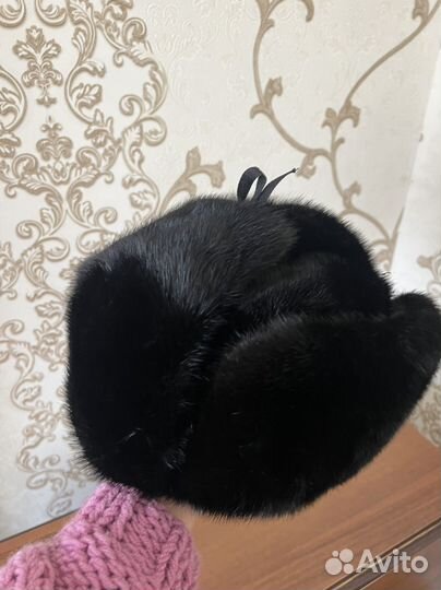 Норковая шапка мужская новая