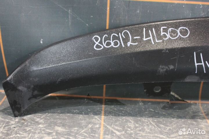 Спойлер бампера заднего - Hyundai Solaris