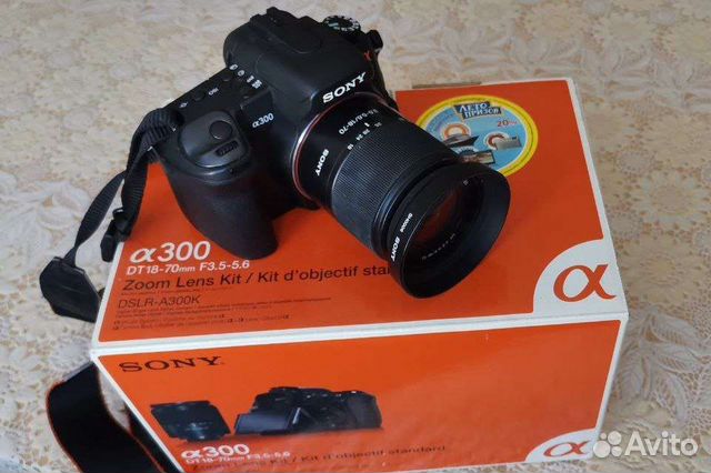 Зеркальный фотоаппарат sony dslr-A300K