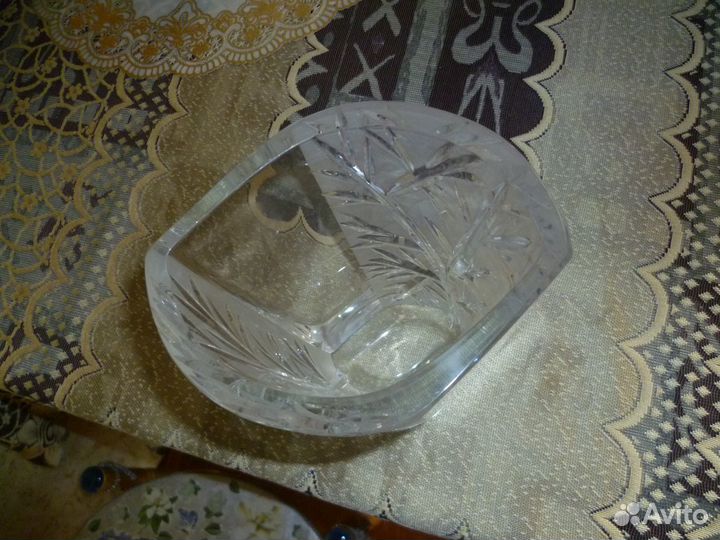 Вазы хрусталь винтаж