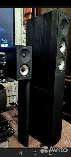 Акустика Jamo, ресивер Yamaha, двд, тв Sony