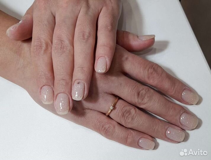 Титановыеногти Безламповое безаллергенное покрытие