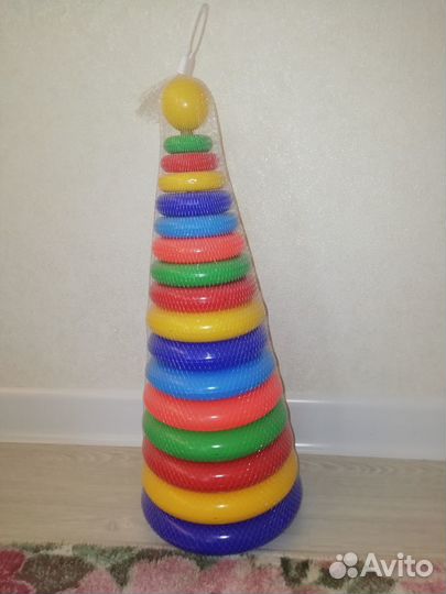 Пирамидка 15 колец. Новая